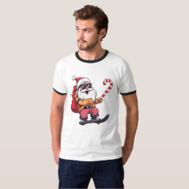 面白いクリスマスのストリートウェア Tシャツ