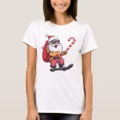 面白いクリスマスのストリートウェア Tシャツ (正面)