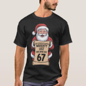 面白いクリスマスのユーモアを言う子供たち67 なまいリスト Tシャツ (正面)
