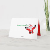 面白いクリスマスソング 帰宅の旅の歌 シーズンカード (裏面)