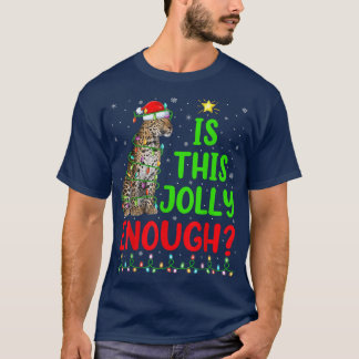 面白いクリスマスツリーだ このオセロットちゃんは陽気で十分か Tシャツ