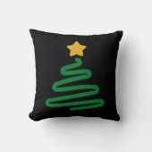 面白いクリスマスツリー クッション (正面)