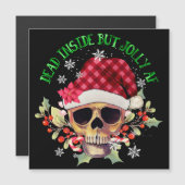 面白いクリスマスツリー 気持ち悪いクリスマス骸骨 (正面/裏面)