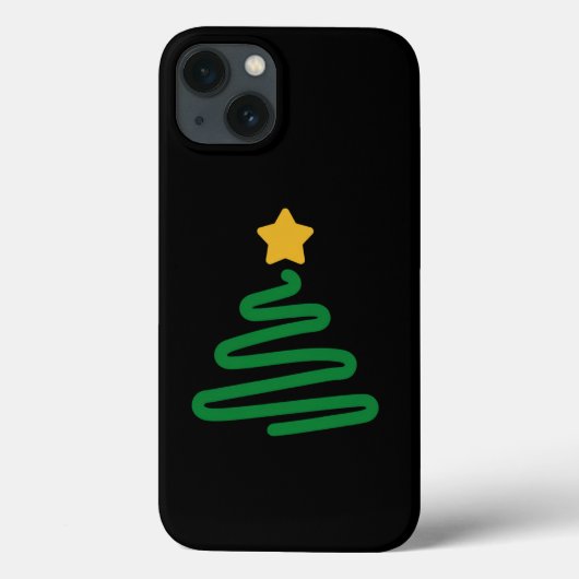 面白いクリスマスツリー Case-Mate iPhoneケース (裏面)