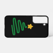 面白いクリスマスツリー SAMSUNG GALAXYケース (裏面横)
