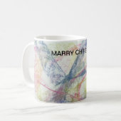 面白いクリスマスマグ コーヒーマグカップ (正面左)