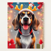 🎁面白いクリスマス犬プランナー ホリデーギフト✨ プランナー手帳 (裏面)