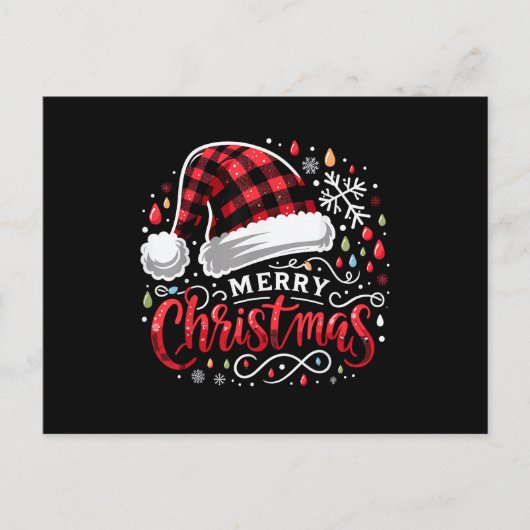 面白いクリスマス シーズンポストカード (正面)