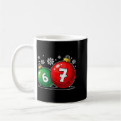 面白いクリスマス 67 シックス セブン ミーム Gen Alpha スラング コーヒーマグカップ (左)