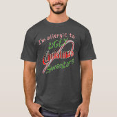 面白いクリスマスTシャツ Tシャツ (正面)