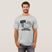 面白いクルーズTシャツ 最も整理整頓が得意な人 Tシャツ (正面フル)