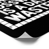 面白いクロスワードパズル 単語ゲーム好き ポスター (角)