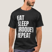 面白いクロッケー Tシャツ (正面)