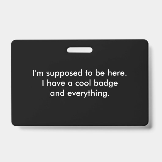 面白いクールなバッジとその他全部 バッジ (正面)