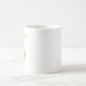 面白いクールチキンサングラス鳴くFユーモア男性用 コーヒーマグカップ (中央)