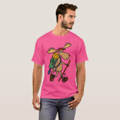 面白いクールモースハイカー Tシャツ (正面フル)