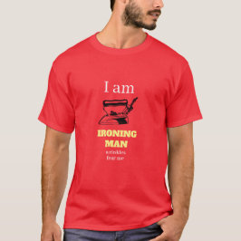 面白いグッズ スーパーヒーロー アイアンマンです Tシャツ