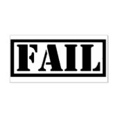 面白いグッズ FAILスタンプ ラバースタンプ (インプリント)