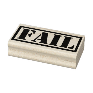 面白いグッズ FAILスタンプ ラバースタンプ