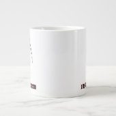 面白いグリムリーパーの名言 ハロウィンの夜 ジャンボコーヒーマグカップ (正面)