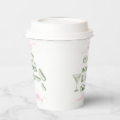 面白いグリーンウィニー&ティニス マーティニ バースデーパーティー 紙コップ (左)