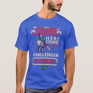 面白いゲーマーお父さん ゲーム好きなパパ ビデオゲーム 新しい挑戦 Tシャツ