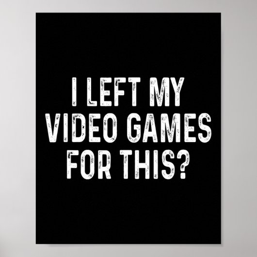 面白いゲーマーのためにビデオゲームをやめた ポスター (正面)
