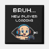 面白いゲーマーの妊娠発表 – 新しいプレイヤー登場 マグネット (正面)