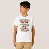 面白いゲーマーの引用ビデオゲームコントローラーアート Tシャツ (正面フル)