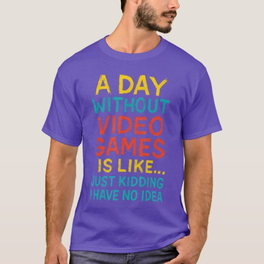 面白いゲーマー男子 Boys ビデオゲーム ファミリー Tシャツ (正面)