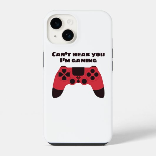 面白いゲーマー・ミーム - ビデオゲーム好きのためのタイポグラフィックデザイン iPhoneケース (裏面)