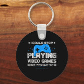 面白いゲーマー - PC コンソール ゲーム - ビデオゲーム キーホルダー (正面)