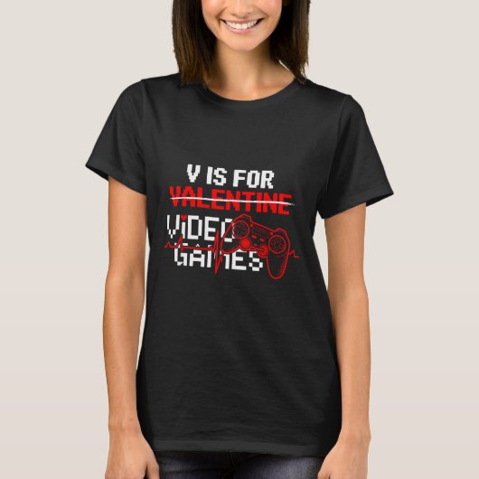 面白いゲーマーVはビデオゲームの少年男性Tシャツの価値 Tシャツ (正面)