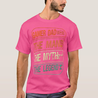 面白いゲーミングお父さん伝説 Tシャツ