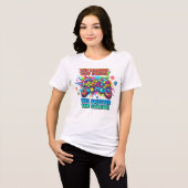 面白いゲーミング引用Tシャツ" トライブレンドTシャツ (正面全面)