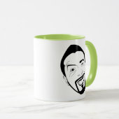 面白いコクスマン マグカップ (正面右)