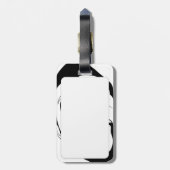 面白いコクスマン ラゲッジタグ (裏面縦)