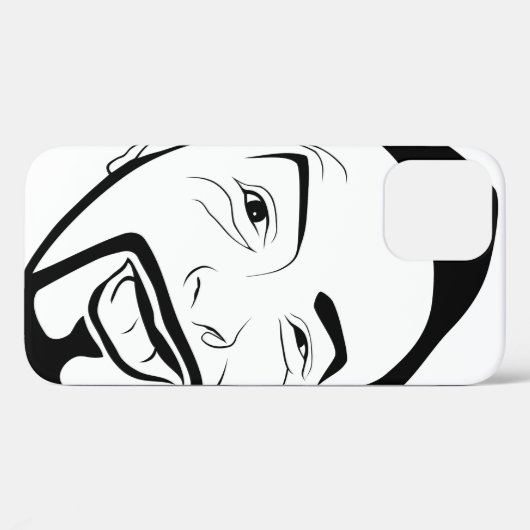 面白いコクスマン Case-Mate iPhoneケース (裏面 (横))