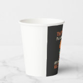 面白いコッカプー コーヒー好き 紙コップ (右)