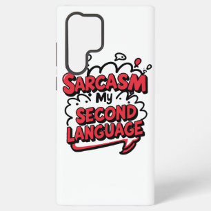 面白いコミック本の皮肉 私の第二言語 SAMSUNG GALAXY S22 ULTRAケース