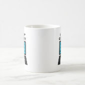 面白いコンピューターの友達のマグカップ コーヒーマグカップ (中央)