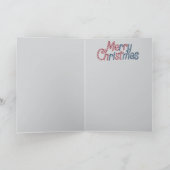 面白いコーギークリスマスの休日 シーズンカード (内部)