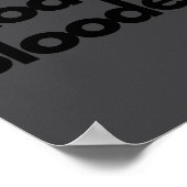 面白いコーダー コンピュータープログラマー ポスター (角)