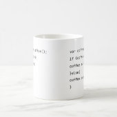 面白いコーディング var coffee = new Coffee() プログラマー コーヒーマグカップ (中央)