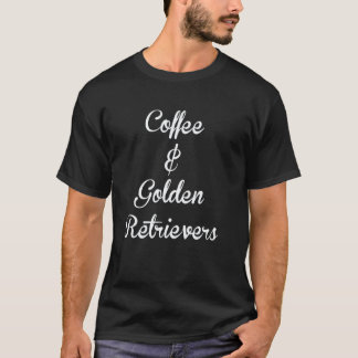 面白いコーヒーとゴールデンレトリバー - ゴールデンラバー Tシャツ