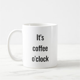 面白いコーヒーの時間のタイポグラフィーの名言 コーヒーマグカップ