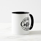 面白いコーヒーの時間のワードアート マグカップ (正面右)