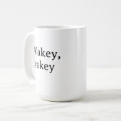 面白いコーヒーまたは紅茶のカップ　マグカップ コーヒーマグカップ (正面左)