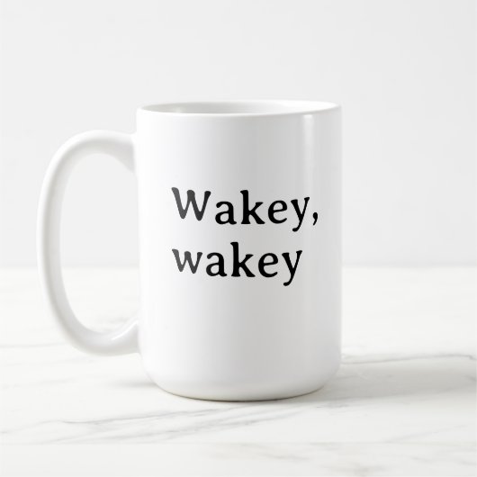 面白いコーヒーまたは紅茶のカップ　マグカップ コーヒーマグカップ (左)