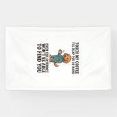 面白いコーヒードッグのビンテージ彫刻Tシャツデザイン_1 横断幕 (横)